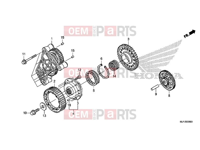 HONDA CTX1300AE CTX1300A 2014 E-9 CLUTCH COUPLING START