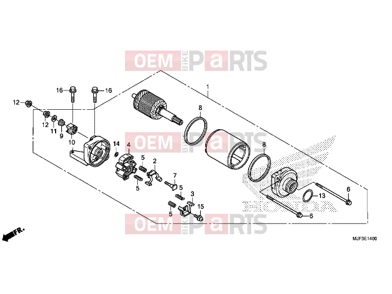 HONDA CTX700AE CTX700 ABS 2014 E-14 STARTER ENGINE