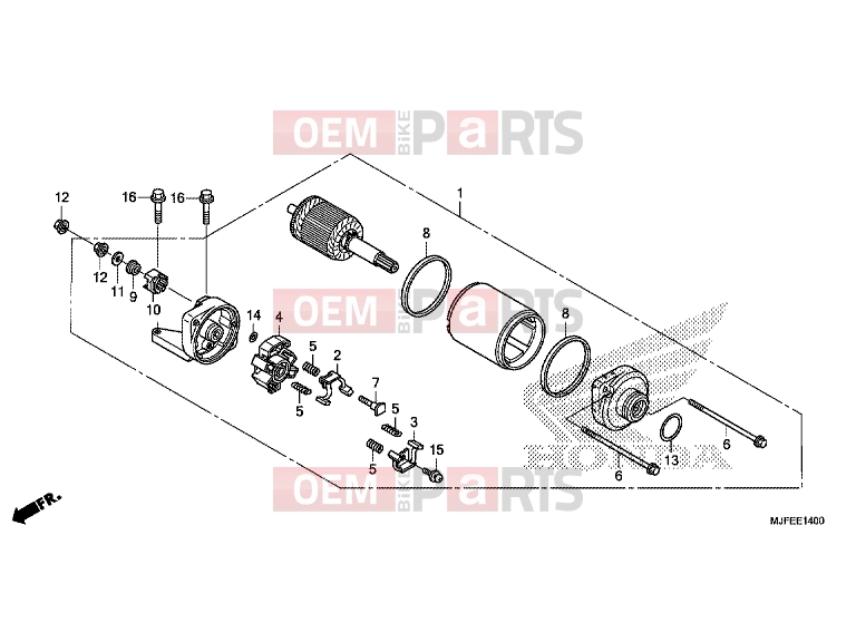 HONDA CTX700NDE CTX700NDE 2014 E-14 STARTER ENGINE