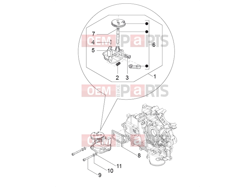 ape Classic 400 2014-től ENGINE » GEAR LEVER
