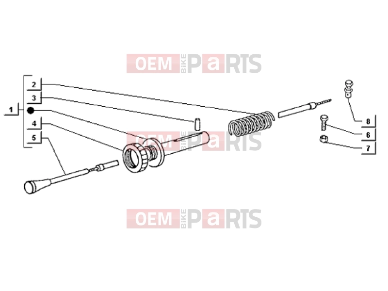 ape TM 703 DIESEL 422CC 1997-2004 ENGINE » ENGINE STOP CONTROL