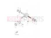 YAMAHA Aerox Naked NS 50 N NS50N AEROX NAKED (1PL8) 2016 CRANKSHAFT & PISTON
