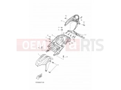 YAMAHA Aerox Naked NS 50 N NS50N AEROX NAKED (1PL8) 2016 FRONT FENDER