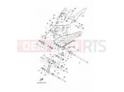 YAMAHA XSR 700 XSR700 (B344) 2016 REAR ARM