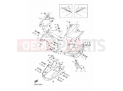 YAMAHA XJ6 N Diversion Naked XJ6NA XJ6 ABS (36BF) 2016 SIDE COVER 2