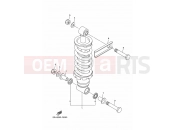 YAMAHA XJ6 N Diversion Naked XJ6NA XJ6 ABS (36BF) 2016 REAR SUSPENSION