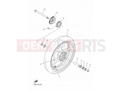 YAMAHA XJ6 N Diversion Naked XJ6NA XJ6 ABS (36BF) 2016 FRONT WHEEL