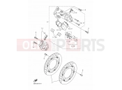 YAMAHA XJ6 N Diversion Naked XJ6NA XJ6 ABS (36BF) 2016 FRONT BRAKE CALIPER