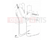 YAMAHA XJ6 N Diversion Naked XJ6NA XJ6 ABS (36BF) 2016 STEERING HANDLE & CABLE