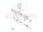 YAMAHA YZ 250 F YZ250F (1SMN) 2018 CRANKSHAFT & PISTON