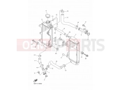 YAMAHA YZ 250 F YZ250F (1SMN) 2018 RADIATOR & HOSE