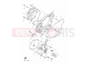 YAMAHA YZ 250 F YZ250F (1SMN) 2018 CRANKCASE COVER 1
