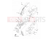 YAMAHA YZ 250 F YZ250F (1SMN) 2018 SIDE COVER