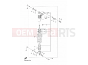 YAMAHA YZ 250 F YZ250F (1SMN) 2018 REAR SUSPENSION