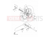 YAMAHA YZ 250 F YZ250F (1SMN) 2018 REAR WHEEL