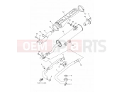 YAMAHA YFM 350 Grizzly YFM350FWA GRIZZLY 350 4WD 1NSK 2016 EXHAUST
