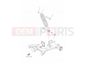 YAMAHA YFM 350 Grizzly YFM350FWA GRIZZLY 350 4WD 1NSK 2016 REAR SUSPENSION