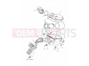 YAMAHA YFM 700 Kodiak YFM700FWB YFM70KDHG KODIAK 700 B168 2016 INTAKE