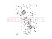 YAMAHA YFM 700 Kodiak YFM700FWB YFM70KDHG KODIAK 700 B168 2016 STAND & FOOTREST