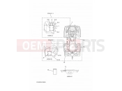 YAMAHA YFM 700 Kodiak YFM700FWB YFM70KDHG KODIAK 700 B168 2016 EMBLEM & LABEL 1