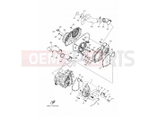 YAMAHA YFM 700 Grizzly YFM700FWAD YFM70GPSG GRIZZLY 700 EPS B313 2016 CRANKCASE COVER 1