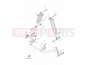 YAMAHA YFM 700 Grizzly YFM700FWAD YFM70GPSG GRIZZLY 700 EPS B313 2016 REAR SUSPENSION