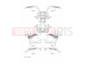 YAMAHA YFM 700 Grizzly YFM700FWAD YFM70GPSG GRIZZLY 700 EPS B313 2016 GRAPHICS
