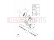 YAMAHA YXZ 1000 YXZ1000E YXZ10YMXJ YXZ1000R 2HCR 2018 FRONT WHEEL 2
