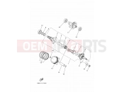 YAMAHA YFM450FWB YFM45KDHJ KODIAK 450 BJ56 2018 CRANKSHAFT & PISTON