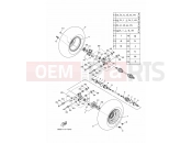 YAMAHA YFM450FWB YFM45KDHJ KODIAK 450 BJ56 2018 REAR WHEEL