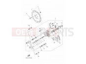 YAMAHA YXZ 1000 YXZ1000ES YXZ10YMSJ YXZ1000R SS 2HCK 2018 REAR BRAKE CALIPER 2
