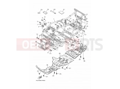 YAMAHA YFM 700 Grizzly YFM700FWAD YFM70GPAJ GRIZZLY 700 EPS B1AD 2018 FRAME