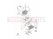 YAMAHA YFM 700 Grizzly YFM700FWAD YFM70GPAJ GRIZZLY 700 EPS B1AD 2018 STAND & FOOTREST