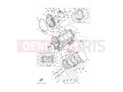 YAMAHA YXZ 1000 YXZ1000ETS YXZ10YESJ YXZ1000R SS B0F3 2018 CRANKCASE