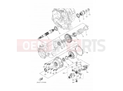 YAMAHA YXZ 1000 YXZ1000ETS YXZ10YESJ YXZ1000R SS B0F3 2018 MIDDLE DRIVE GEAR