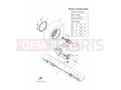 YAMAHA YXZ 1000 YXZ1000ETS YXZ10YESJ YXZ1000R SS B0F3 2018 FRONT WHEEL 2
