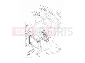 YAMAHA YFM 450 Kodiak YFM450FWB YFM45KDXJ KODIAK 450 BJ53 2018 RADIATOR & HOSE