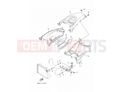 YAMAHA YFM 450 Kodiak YFM450FWB YFM45KDXJ KODIAK 450 BJ53 2018 SIDE COVER