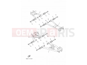 YAMAHA YFM 450 Kodiak YFM450FWB YFM45KDXJ KODIAK 450 BJ53 2018 REAR ARM