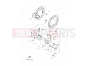 YAMAHA YFM 450 Kodiak YFM450FWB YFM45KDXJ KODIAK 450 BJ53 2018 FRONT BRAKE CALIPER