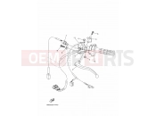 YAMAHA YFM 450 Kodiak YFM450FWB YFM45KDXJ KODIAK 450 BJ53 2018 HANDLE SWITCH & LEVER
