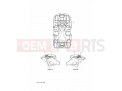 YAMAHA YFM 450 Kodiak YFM450FWB YFM45KDXJ KODIAK 450 BJ53 2018 GRAPHICS