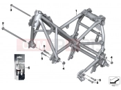 BMW Motorrad BMW 2011 R-Models K5x R 1200 GS (0A01, 0A11) Front frame