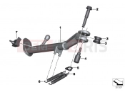BMW Motorrad BMW 2011 R-Models K5x R 1200 GS (0A01, 0A11) Side stand
