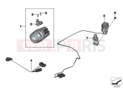 BMW Motorrad BMW 2011 R-Models K5x R 1200 GS (0A01, 0A11) Retrofit LED auxiliary headlight