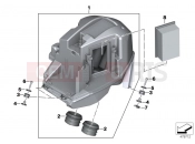 BMW Motorrad BMW 2011 F-Models K7x F 800 GT (0B03, 0B13) Intake muffler, mounting parts