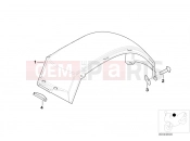 BMW Motorrad BMW 2002 F-Models F 650 GS 00 (0172,0182) Covering fuel tank