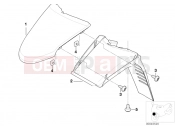 BMW Motorrad BMW 2002 F-Models F 650 GS 00 (0172,0182) Front wheel fender