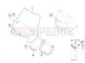 BMW Motorrad BMW 2002 F-Models F 650 GS 00 (0172,0182) Windshield