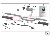 BMW Motorrad BMW 2002 F-Models F 650 GS 00 (0172,0182) Heated handlebar grips